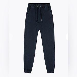 Zanerobe Sureshot Denim joggers - Black wash